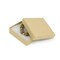 3" x 3" x 1" Kraft Paper Cotton Filled Jewelry Gift Box #33 (Package of 20)